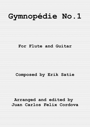 Book cover for Gymnopédie No. 1 for Flute and Guitar