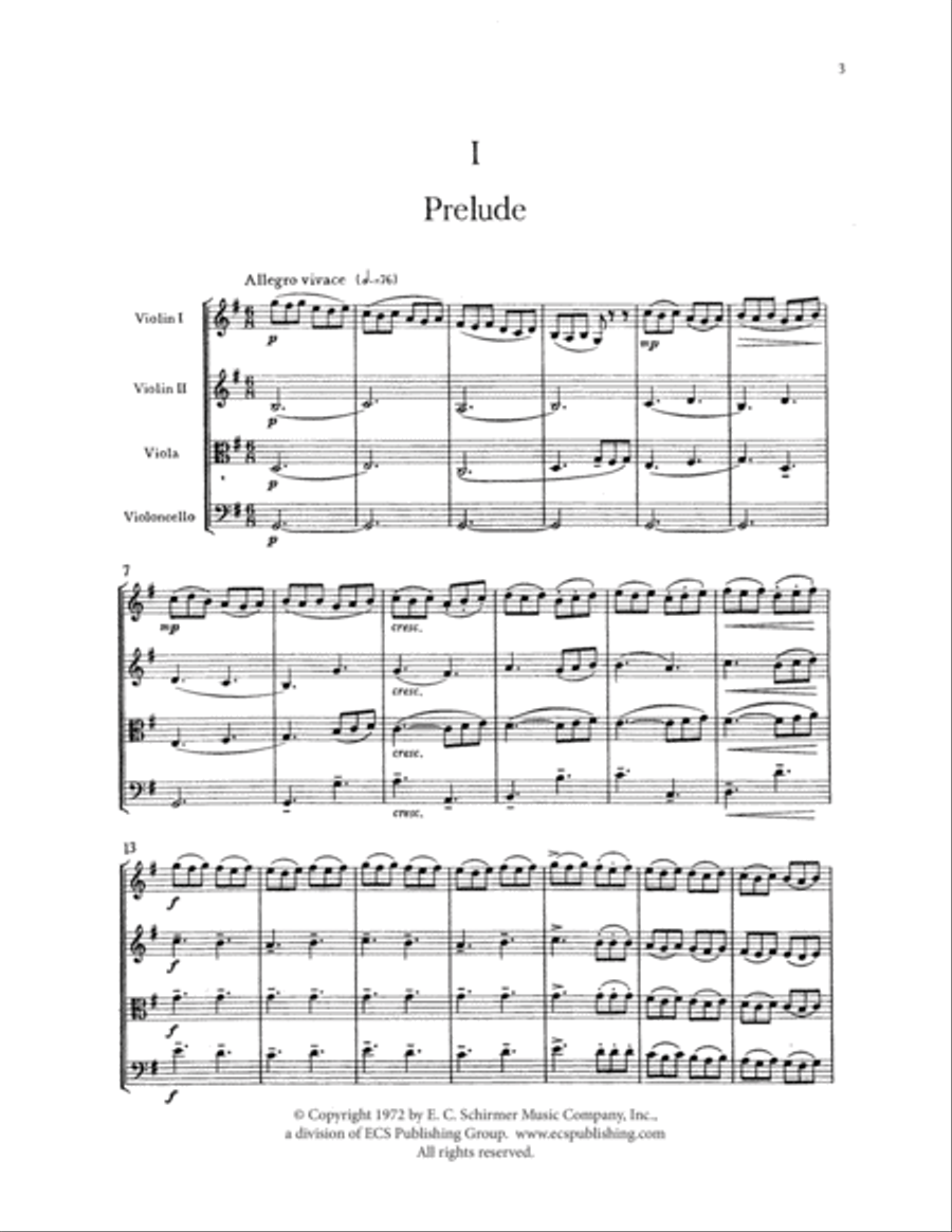 String Quartet No. 2 String Quartet scores gallery preview page 2