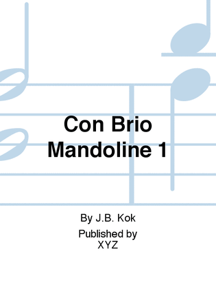 Con Brio Mandoline 1