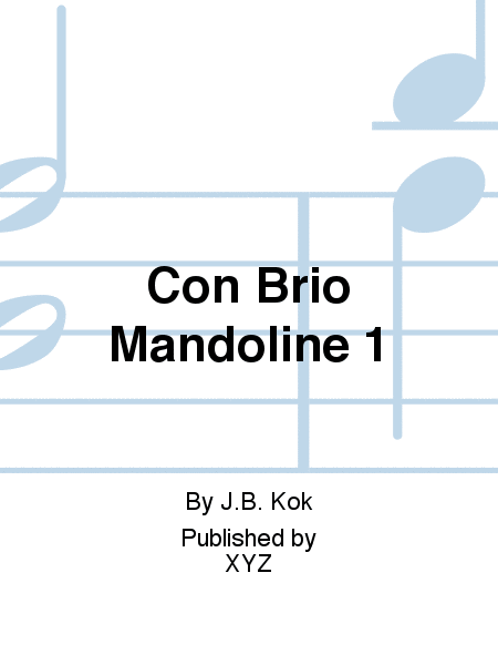 Con Brio Mandoline 1