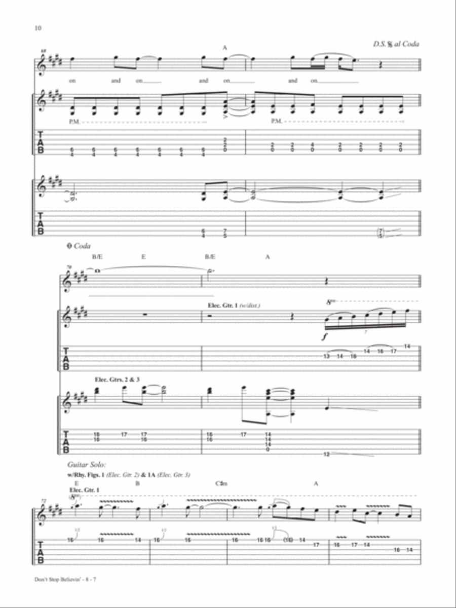 Rock & Pop Classics Guitar Play-Along Electric Guitar scores gallery preview page 11
