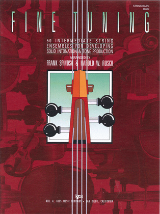 Book cover for Fine Tuning - String Bass