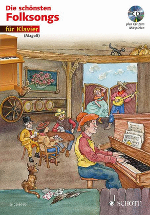 The Most Beautiful Folk Songs Piano Book/cd