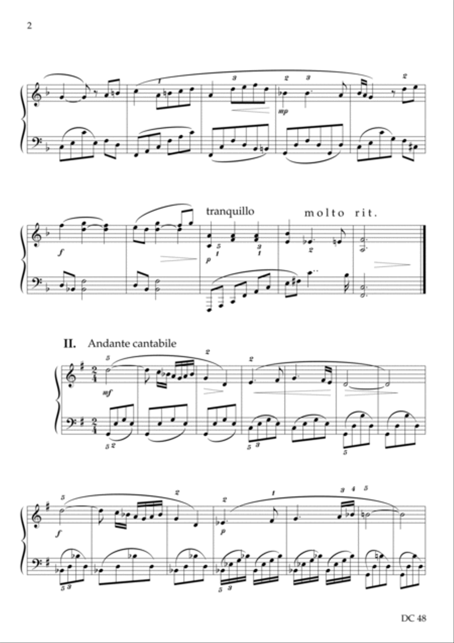 Six Bagatelles Six Bagatelles Piano Solo scores gallery preview page 2