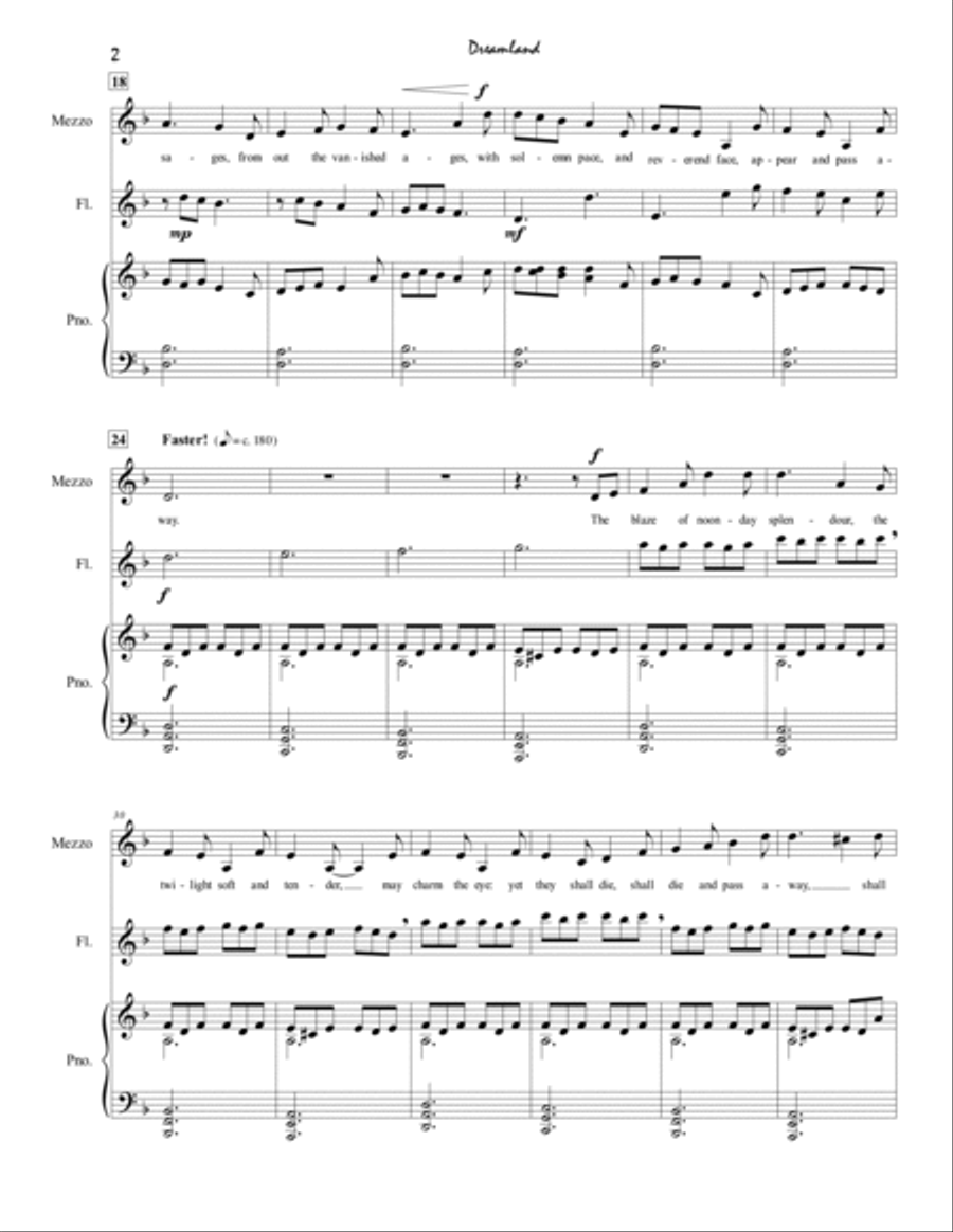 Dreamland Small Ensemble scores gallery preview page 3