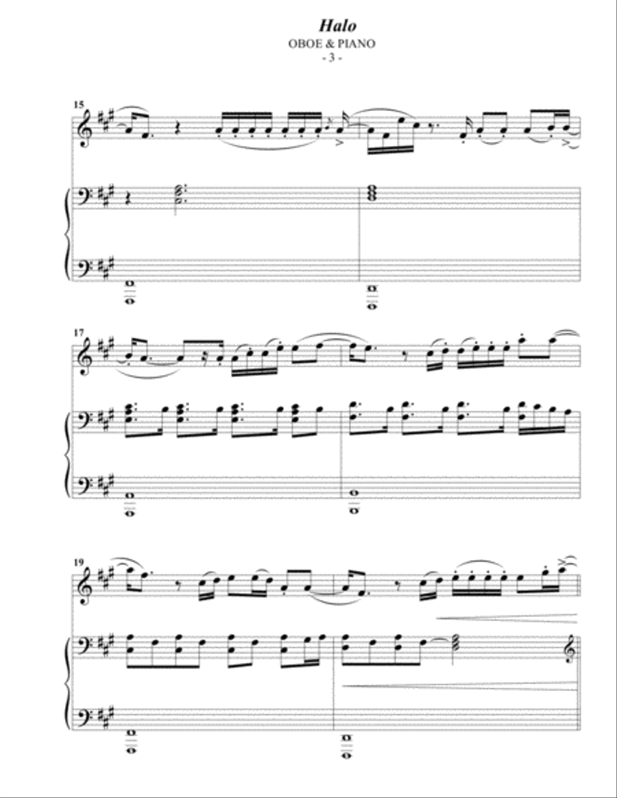 Halo Piano scores gallery preview page 3