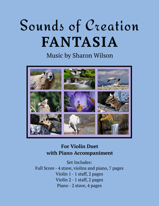 Sounds of Creation: Fantasia (Violin Duet with Piano Accompaniment)