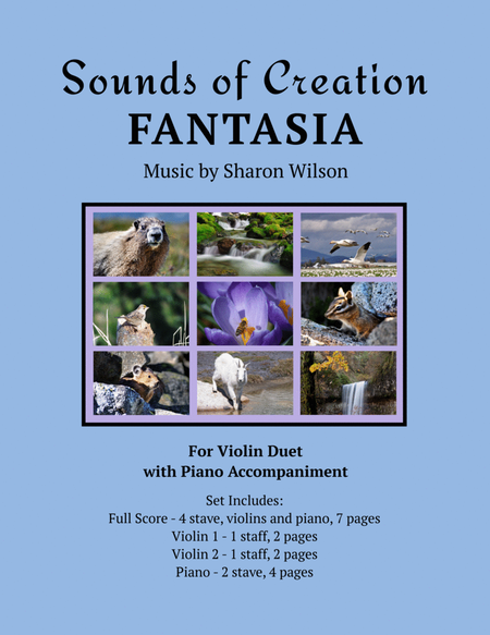 Sounds of Creation: Fantasia (Violin Duet with Piano Accompaniment) image number null