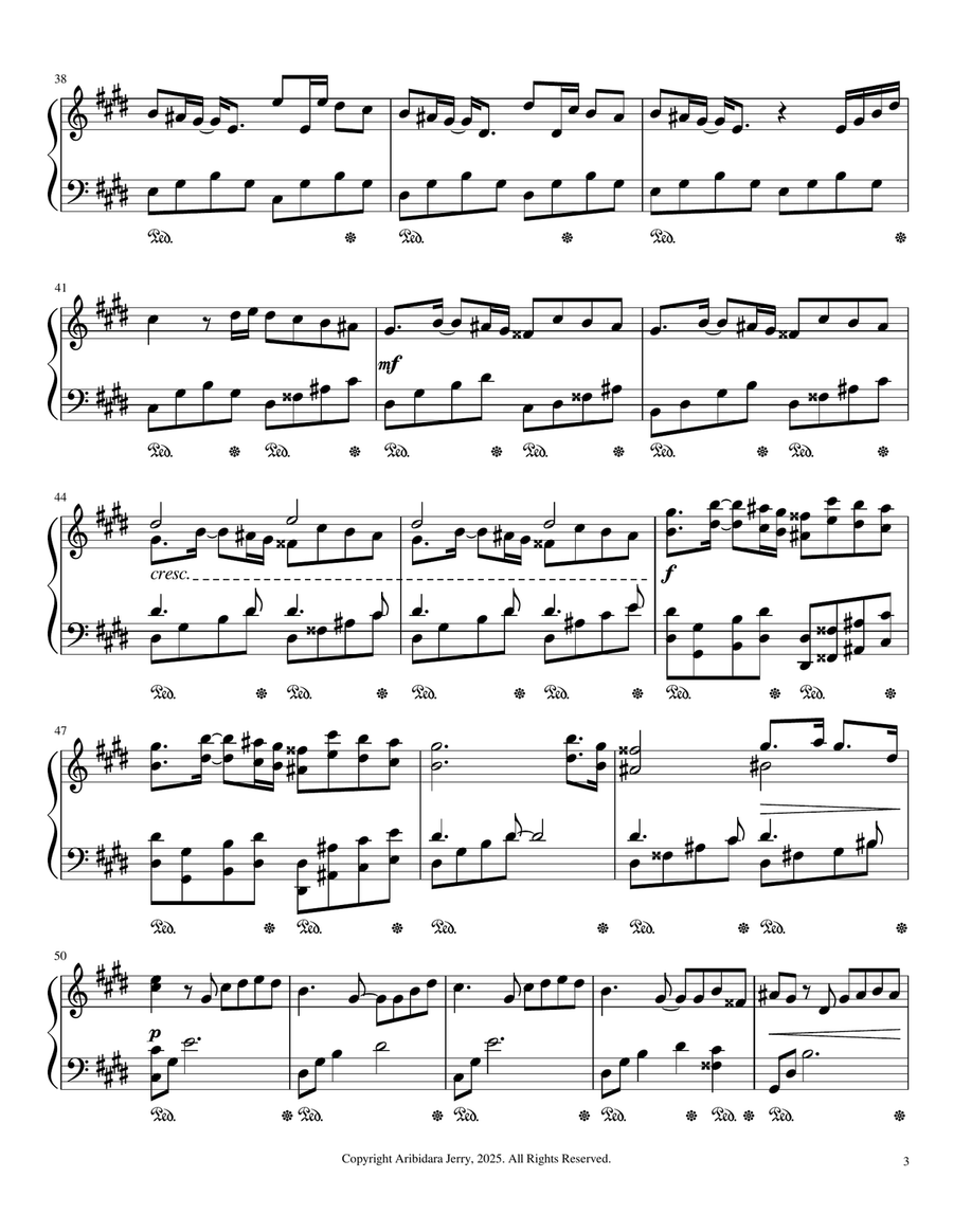 The moment Piano Solo scores gallery preview page 3