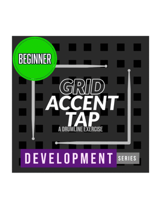 Grid Accent-Tap // [DRUMLINE EXERCISE]