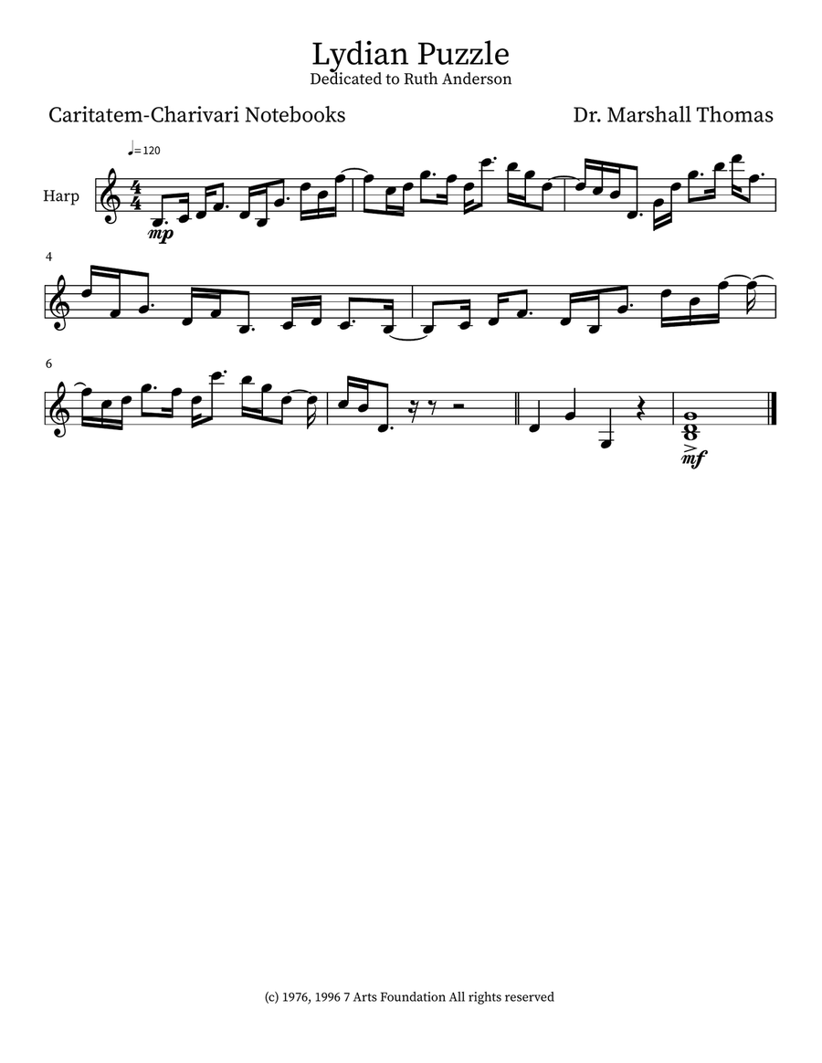 Lydian Puzzle Lydian Puzzle Small Ensemble scores gallery preview page 3