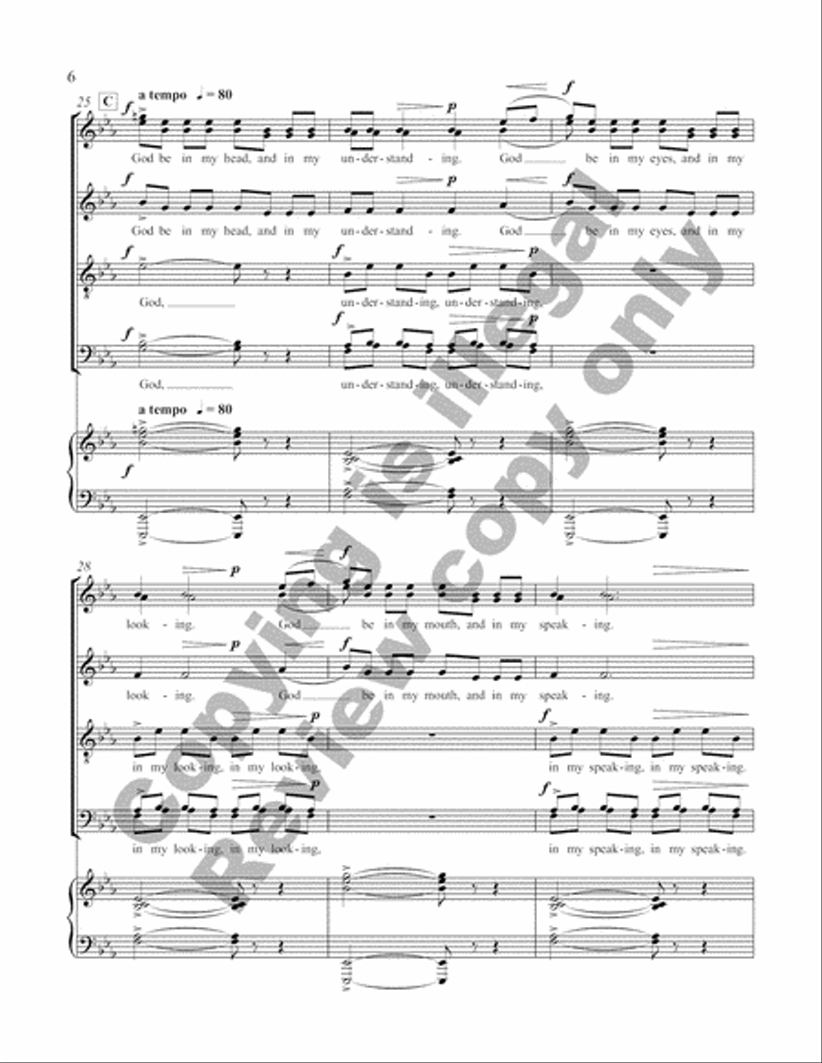 Ever With Me Divisi scores gallery preview page 5