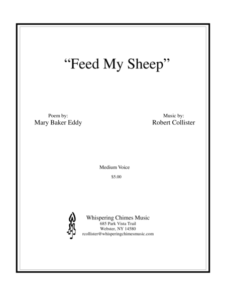 "Feed My Sheep" medium voice image number null