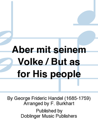 Book cover for Aber mit seinem Volke / But as for His people