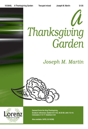 Book cover for A Thanksgiving Garden