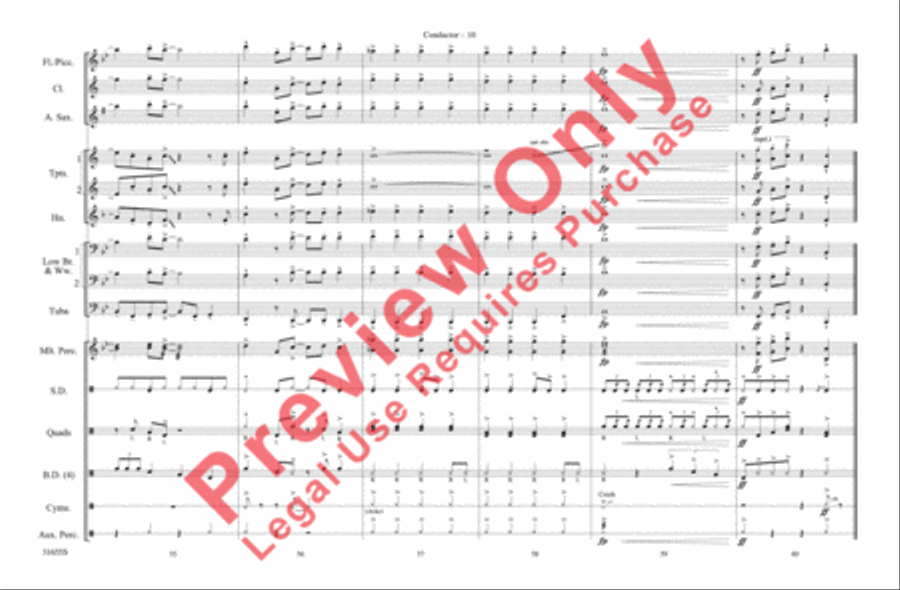 Wake Me Up Before You Go-Go Marching Band scores gallery preview page 11