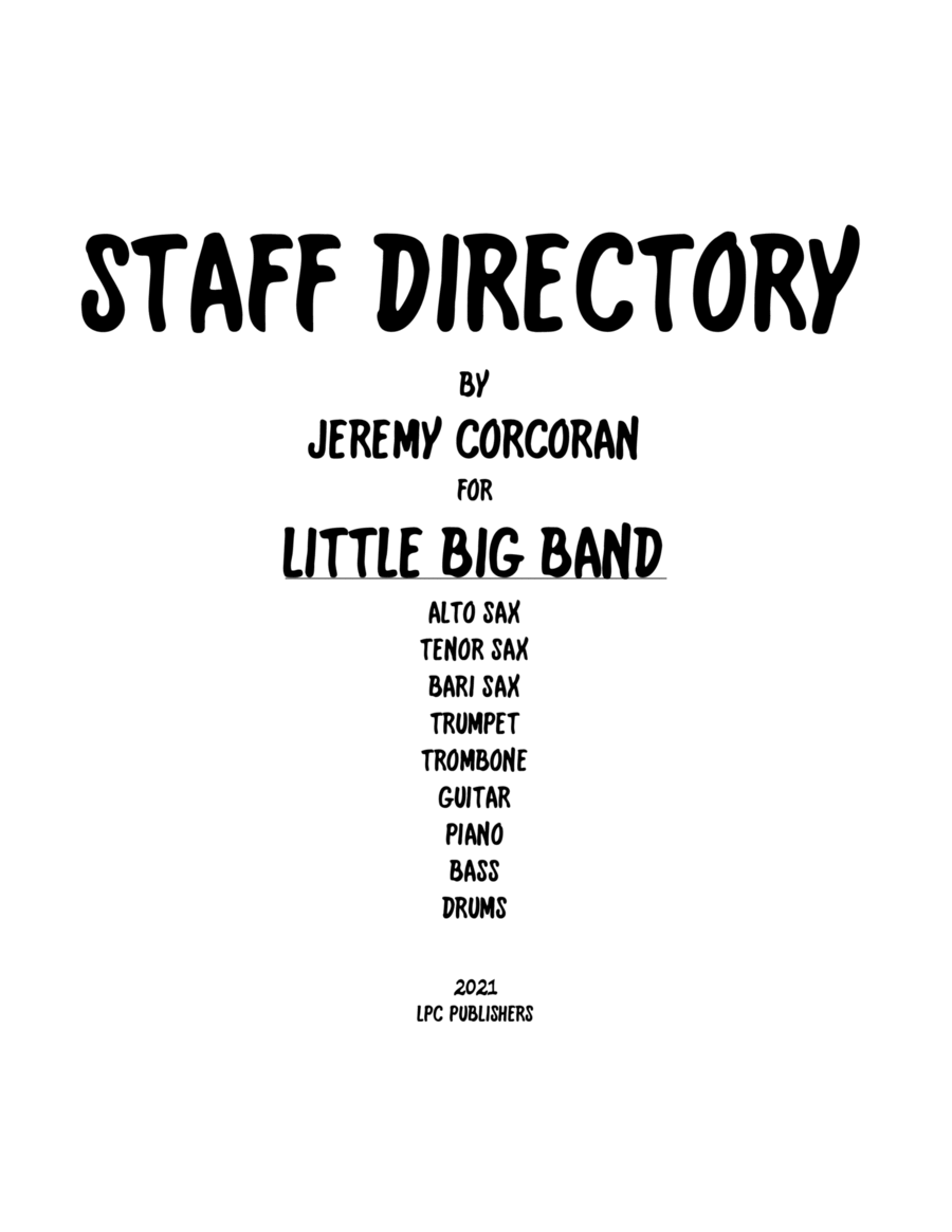 Staff Directory for Little Big Band image number null