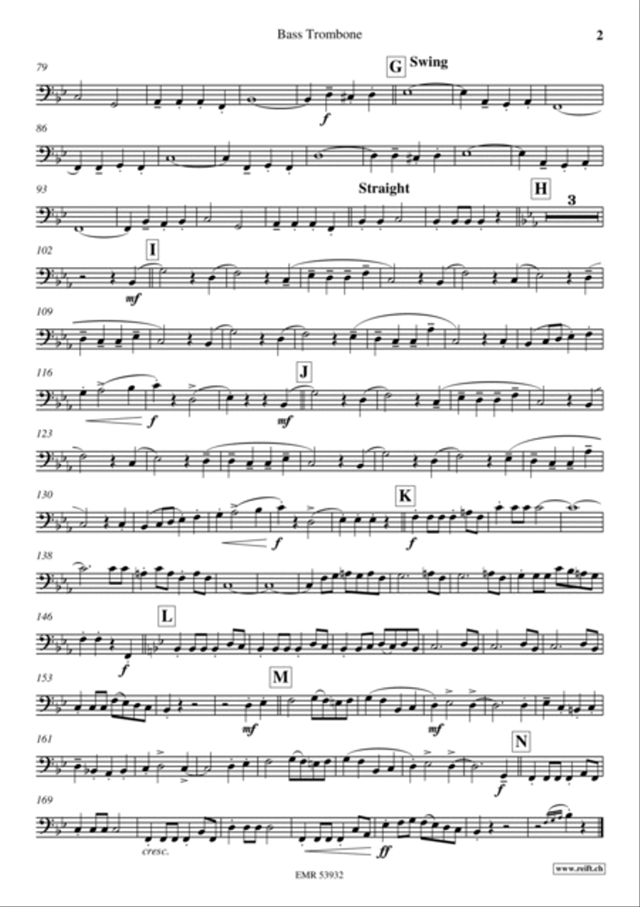 Seyffertitzer Marsch Trombone scores gallery preview page 3