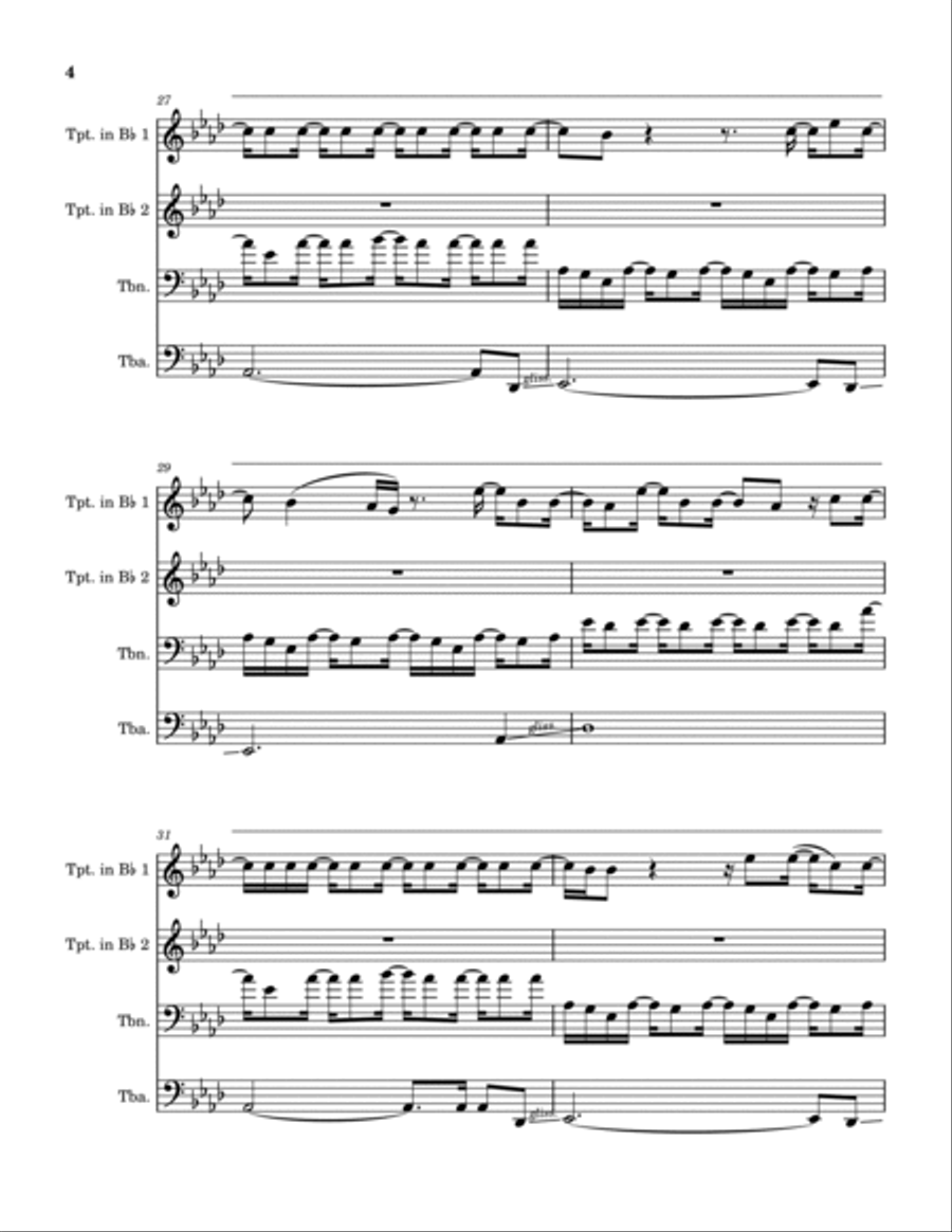 Then Christ Came Trombone scores gallery preview page 5