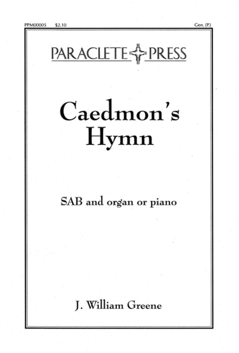 Three Celtic Prayers - III. Caedmon's Hymn