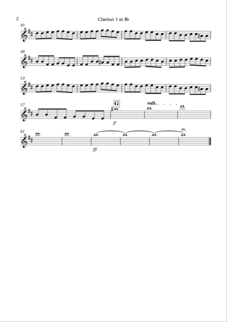 Toccata by Bach Rocks! for Clarinet Quartet Clarinet Quartet scores gallery preview page 5