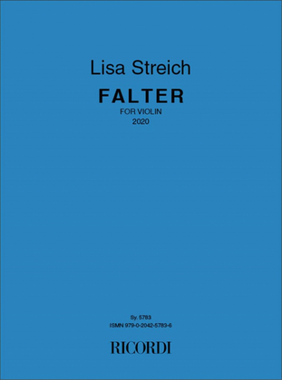 Book cover for Falter