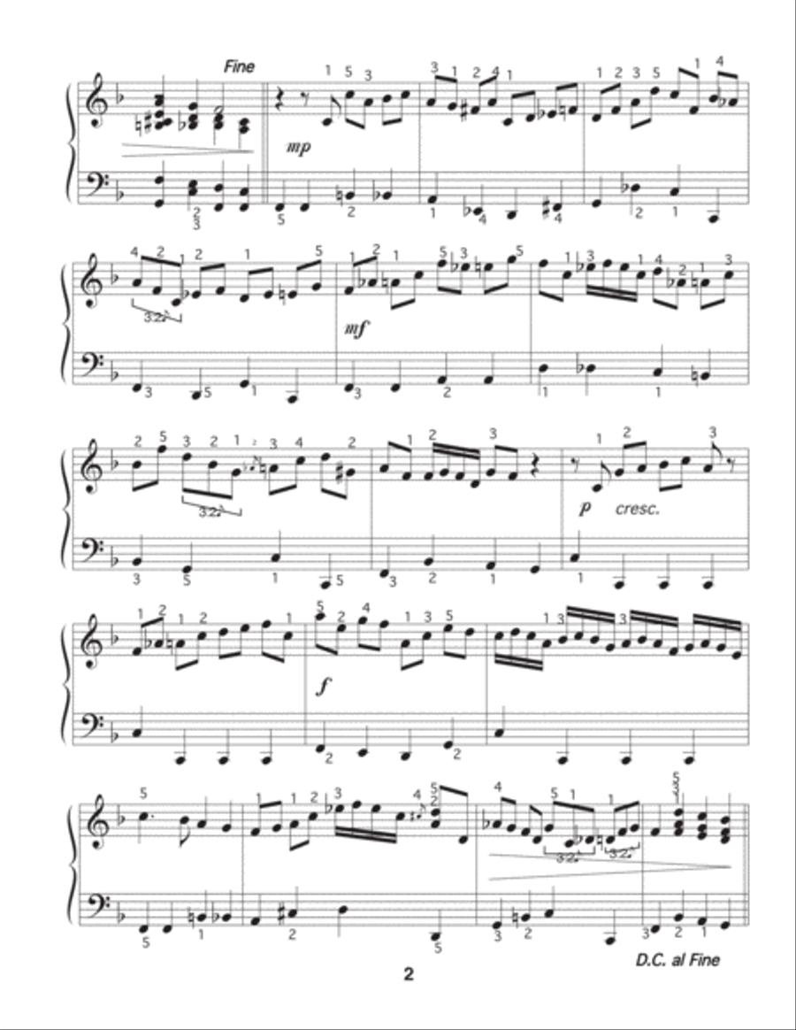 More Jazz Christmas Piano Solo scores gallery preview page 4