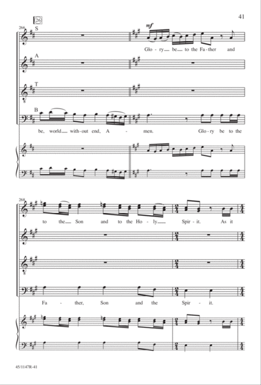 Magnificat Magnificat Divisi scores gallery preview page 42