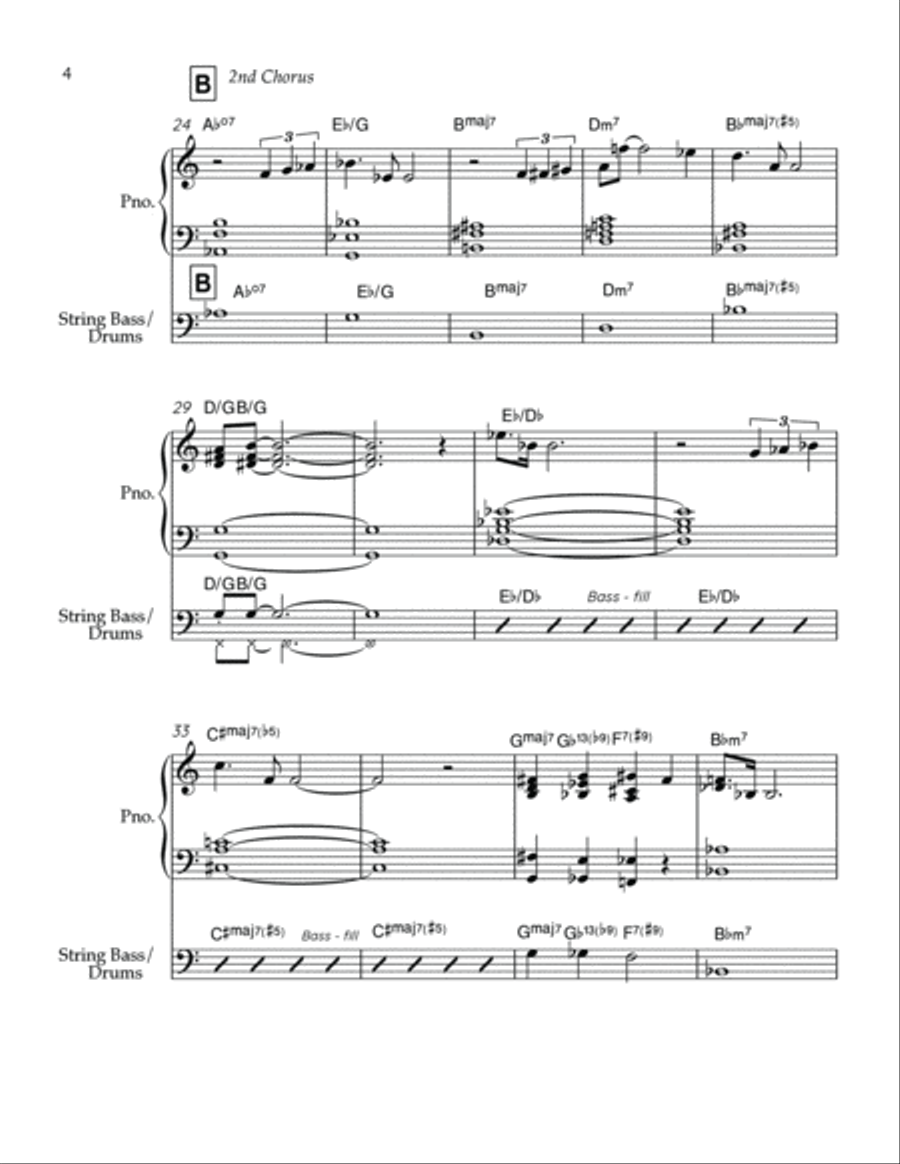 Possibility of Certainty Jazz Ensemble scores gallery preview page 4