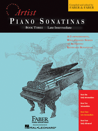 Book cover for Piano Sonatinas - Book Three