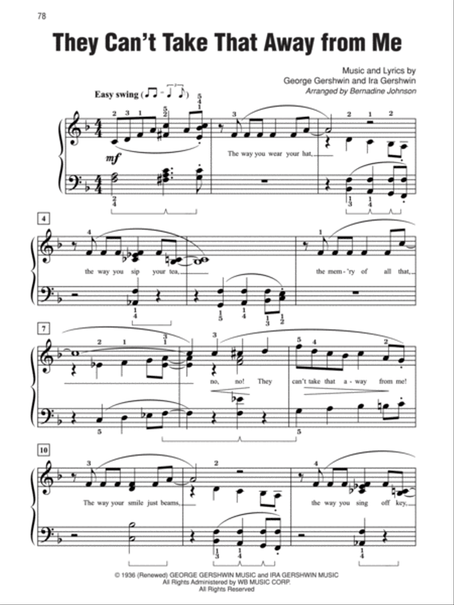 Simply Big Band Easy Piano scores gallery preview page 5