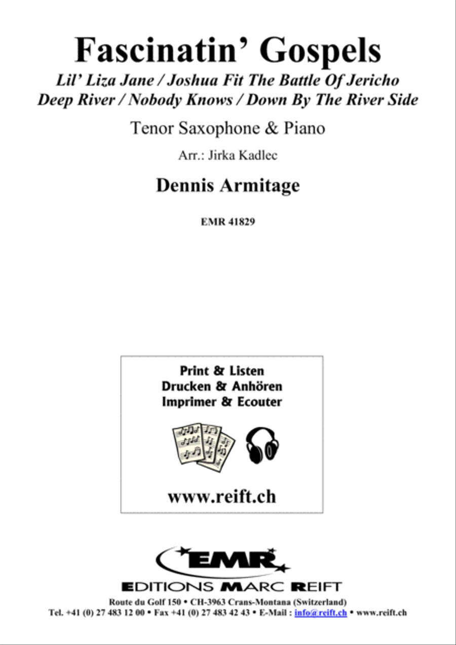 Fascinatin' Gospels Tenor Saxophone scores gallery preview page 1
