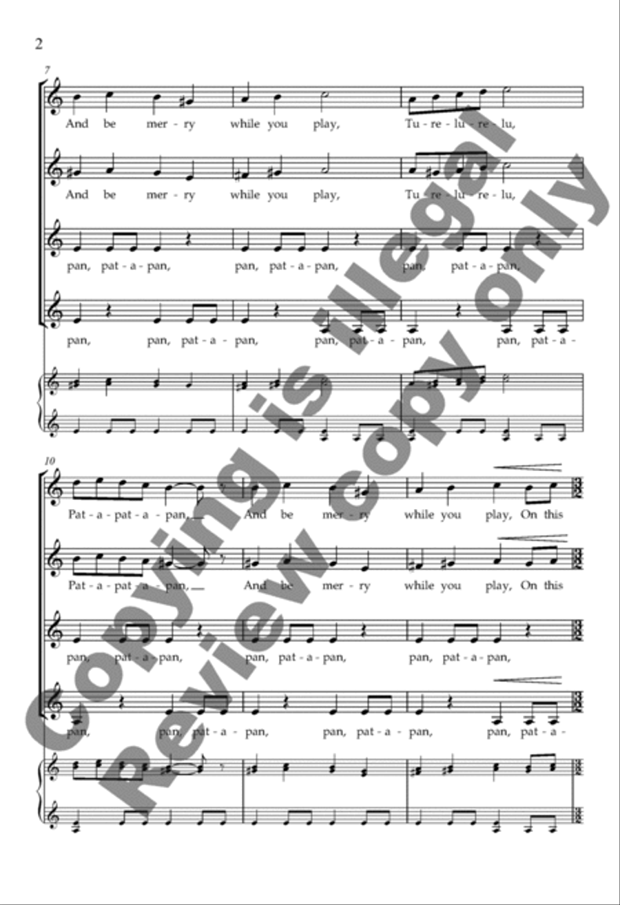 Pat-a-pan Pat-a-pan SSAA scores gallery preview page 15