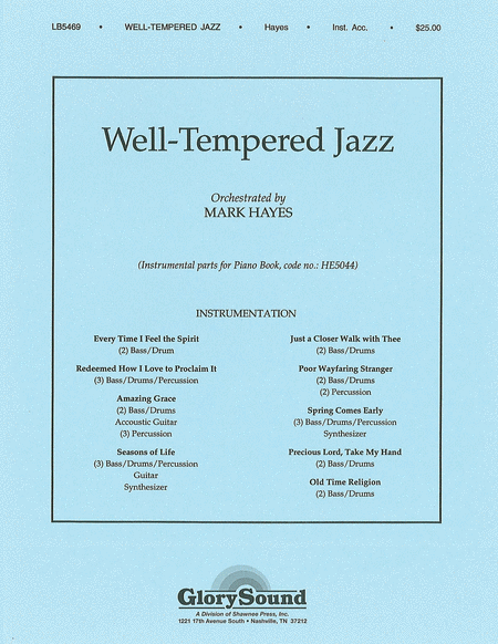 Well-Tempered Jazz Bass/Drums/Percussion/Guitar/S