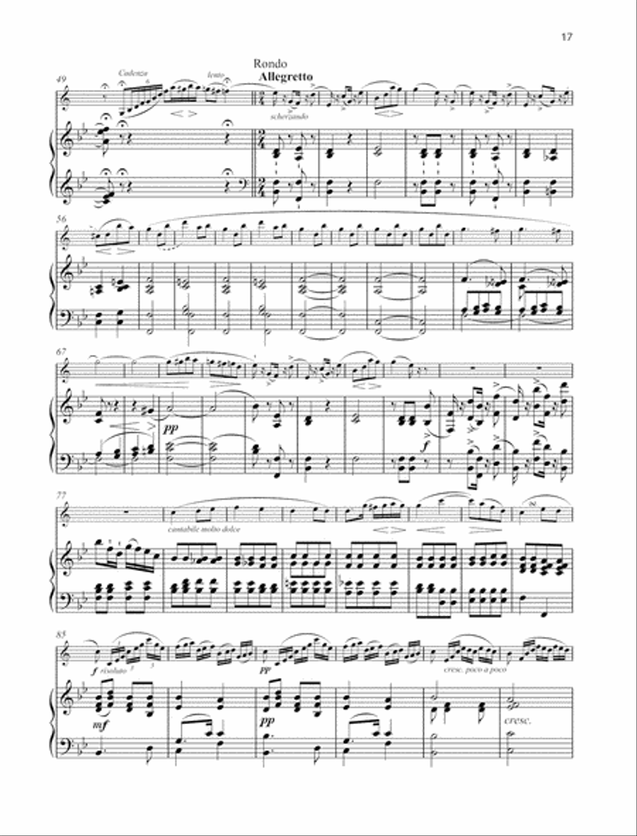 Joy of Music - Discoveries from the Schott Archives Clarinet Solo scores gallery preview page 17