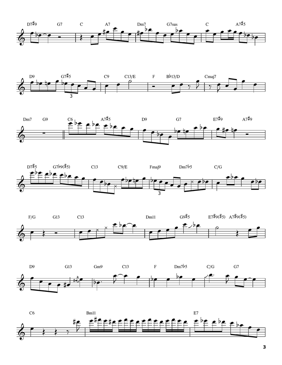 Anthropology Anthropology Clarinet scores gallery preview page 3