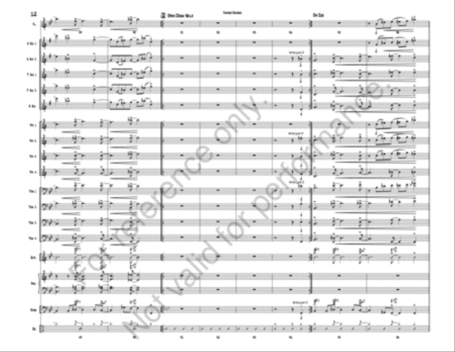Fender Bender Fender Bender Jazz Ensemble scores gallery preview page 14