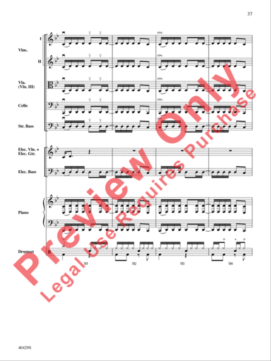 Wish Liszt Wish Liszt String Orchestra scores gallery preview page 38