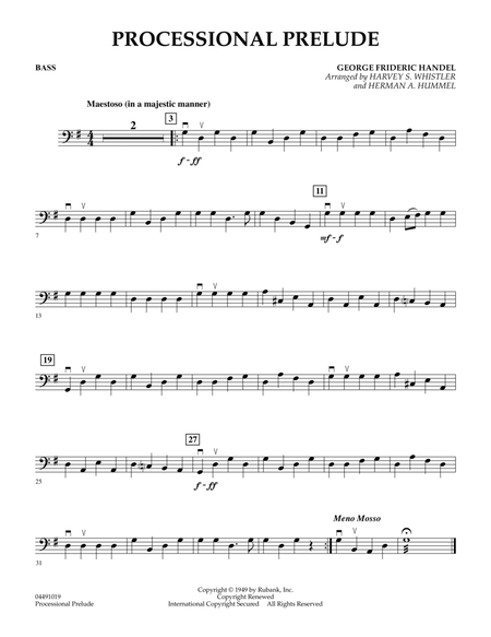 Processional Prelude - Bass