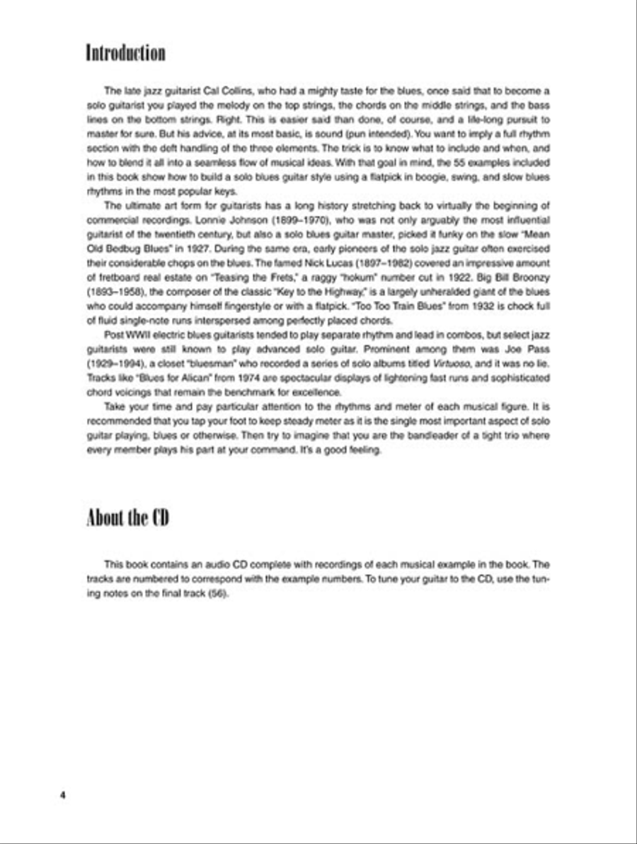 Solo Blues Guitar Solo Blues Guitar Electric Guitar scores gallery preview page 3
