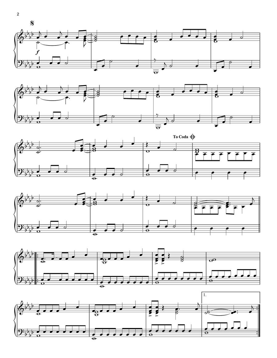 Wildest Dreams Piano Solo scores gallery preview page 2