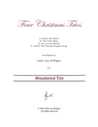 Four Christmas Trios for Woodwinds