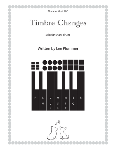 Timbre Changes-For Concert Snare Drum image number null