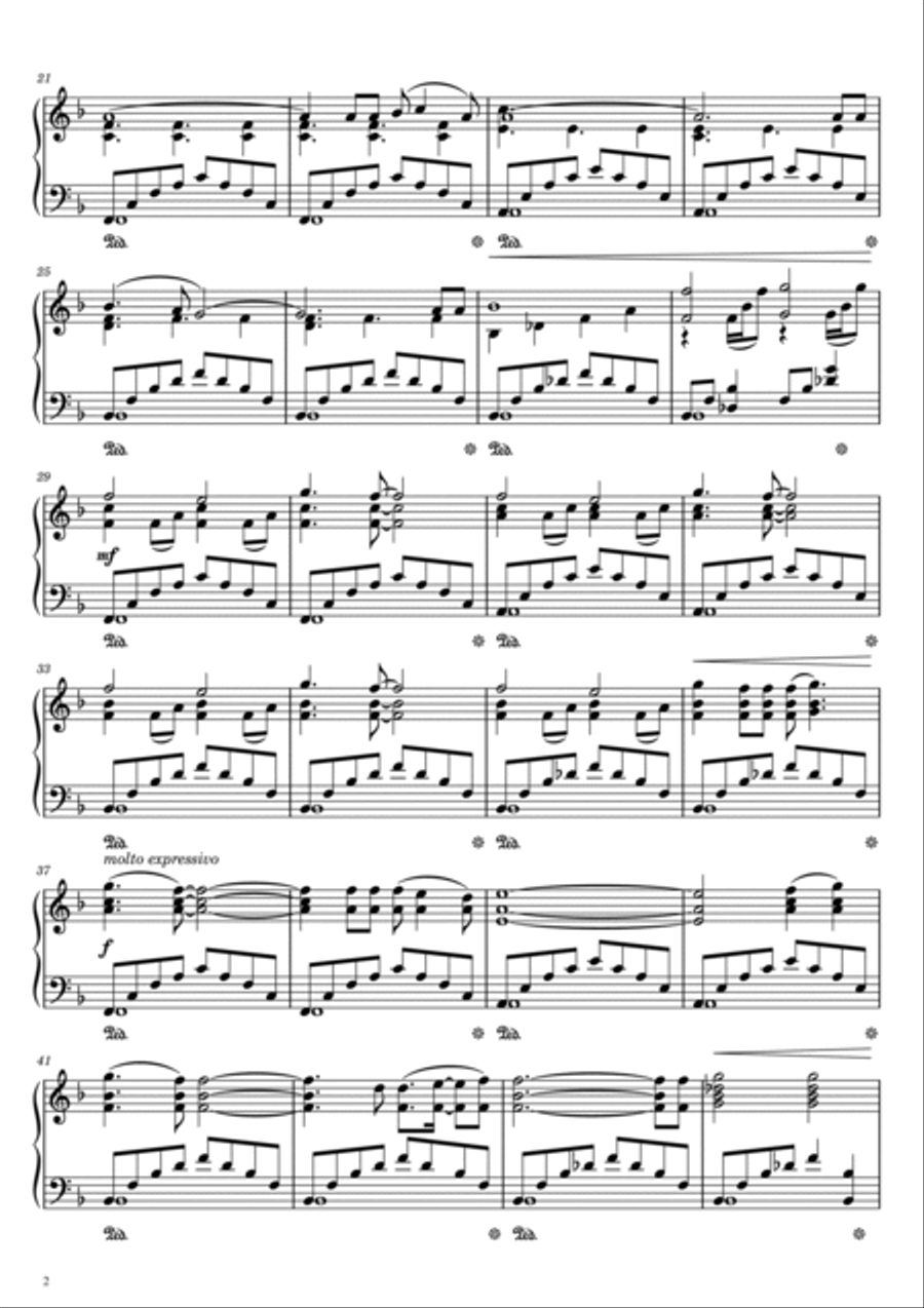 Red Swan Piano Solo scores gallery preview page 2