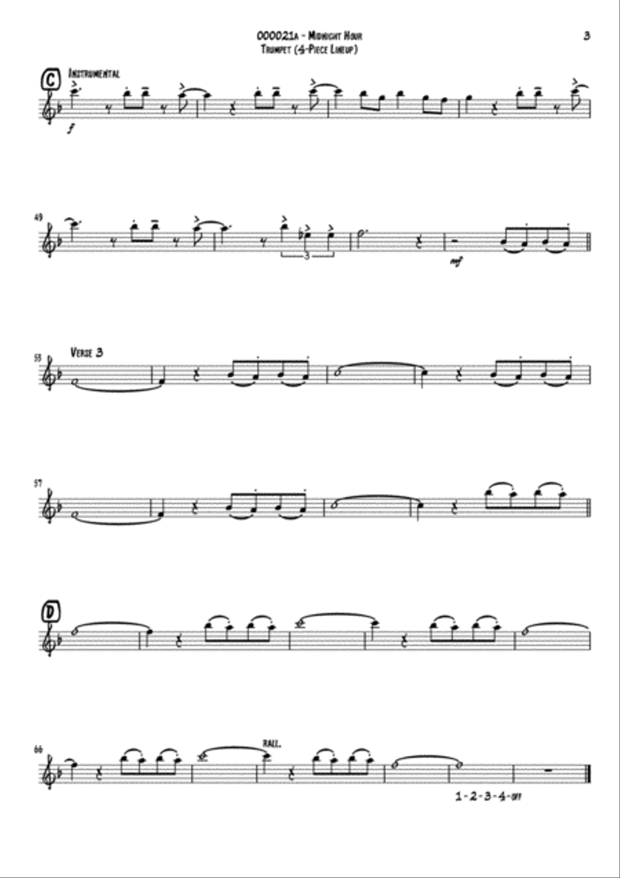 In The Midnight Hour Small Ensemble scores gallery preview page 3