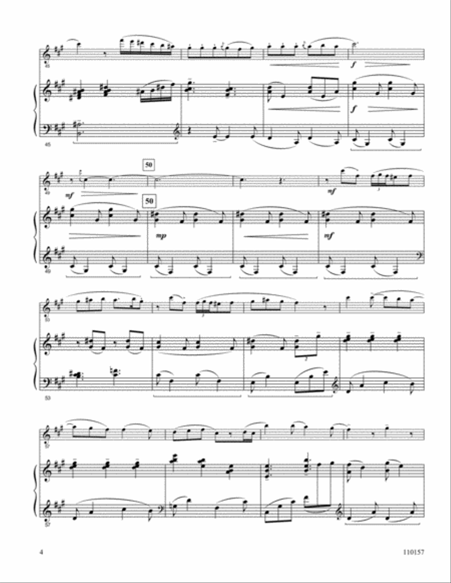 Bring A Torch, Jeanette, Isabella Flute Solo scores gallery preview page 4