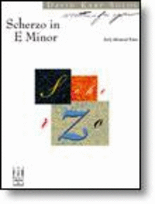 Book cover for Scherzo in E Minor
