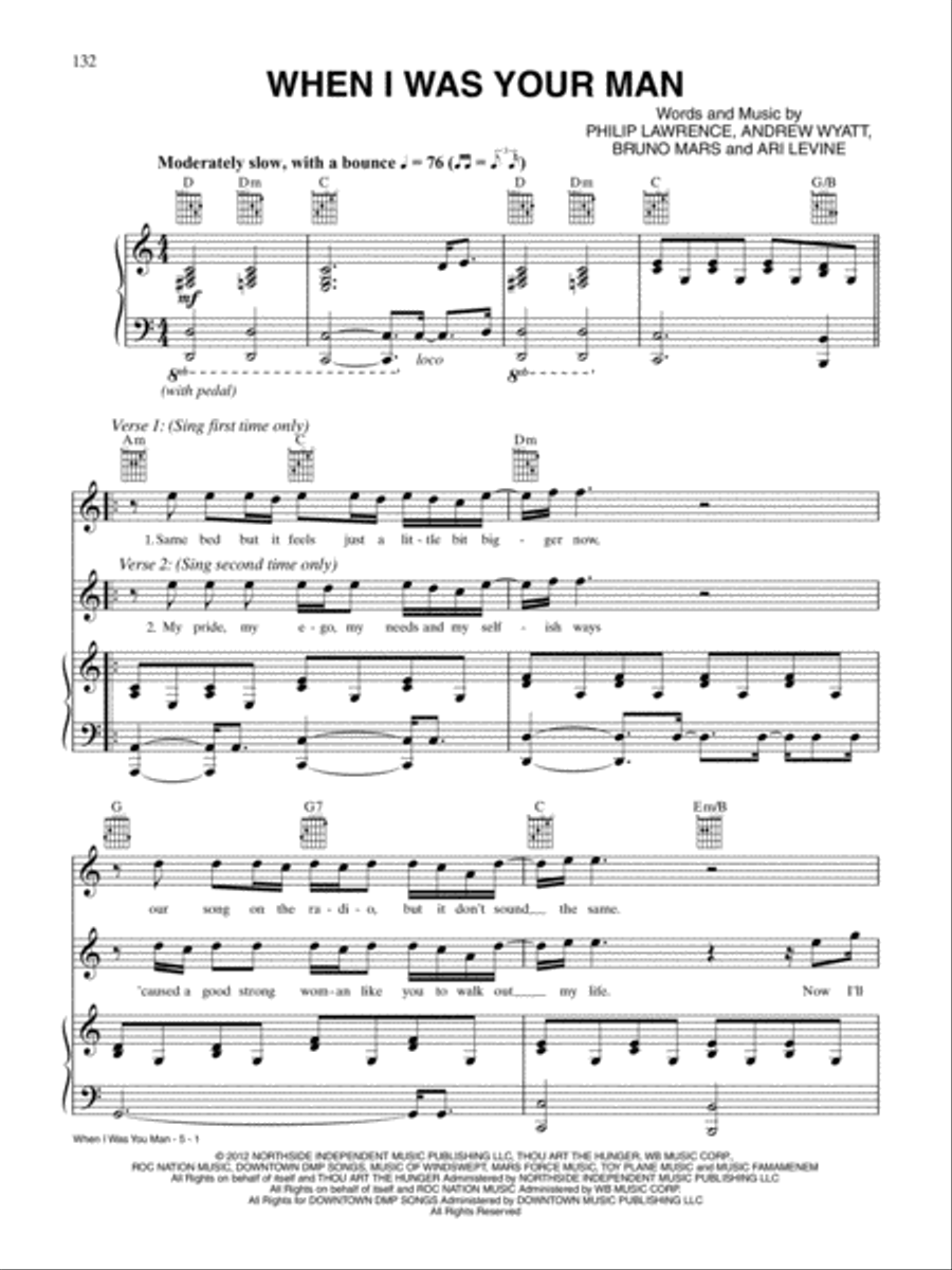 2013 Greatest Pop & Movie Hits Piano, Vocal, Guitar scores gallery preview page 2