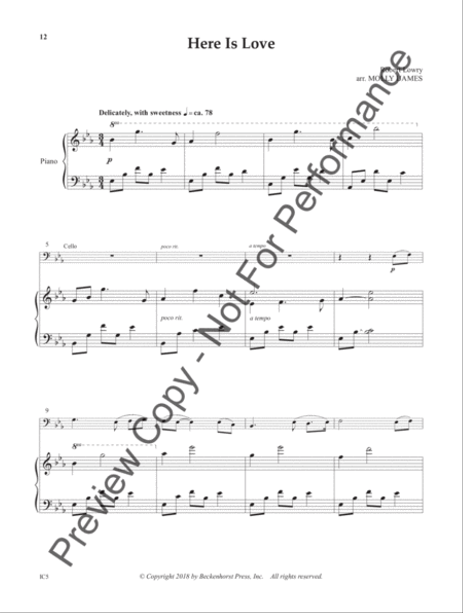 Instrumental Worship - bass instruments in C C Instrument scores gallery preview page 13