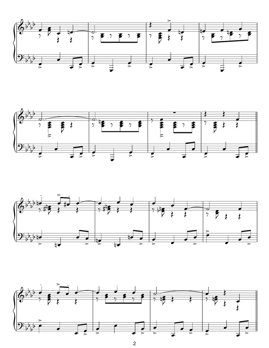 Cutty Sark Cutty Sark Piano Solo scores gallery preview page 2